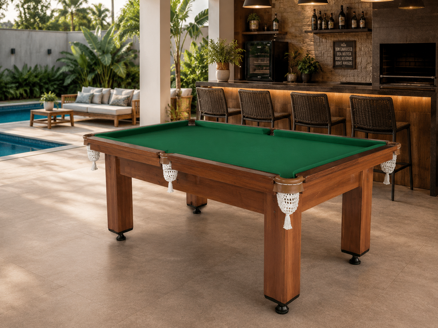 Mesa residencial luxo